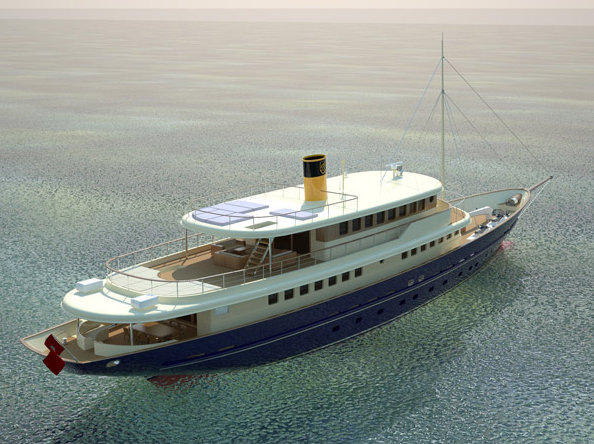 48.7m luxury yacht Bilgin 160 Sister - rear view 48.7m luxury yacht Bilgin 160 Sister - rear view