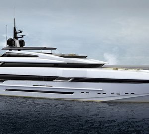 Enrico Gobbi designed 49m motor yacht Prince Shark (hull FR027) by Rossinavi