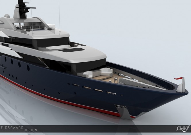 65m megayacht Panache by Eidsgaard Design for CMN Yachts