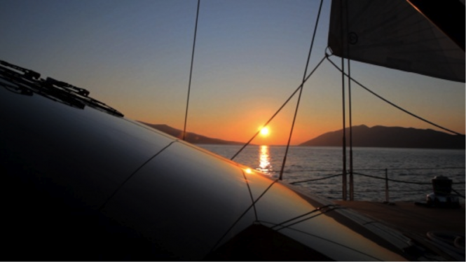 Glorious Yacht at sunset - Esenyacht