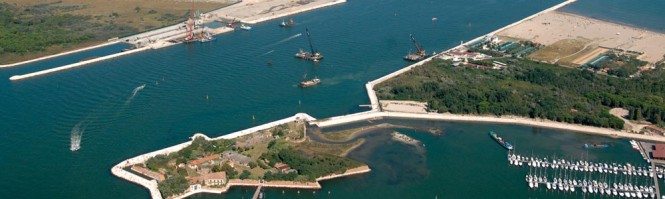 A new superyacht marina under construction in Jordan