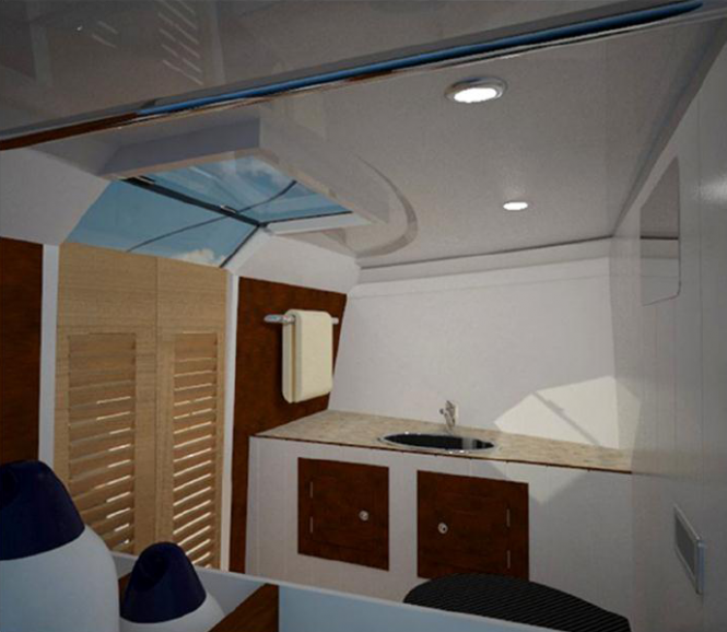 Cockwells 9.5 metre yacht tender interior - Owner Tender for the 73m Vitruvius Yacht
