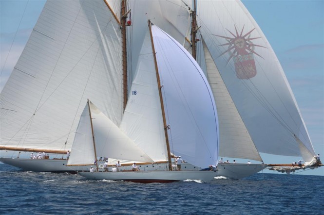 DORADE yacht in the 2012 Antigua Classic Yacht Regatta - Photo credit Tim Wright - photoaction