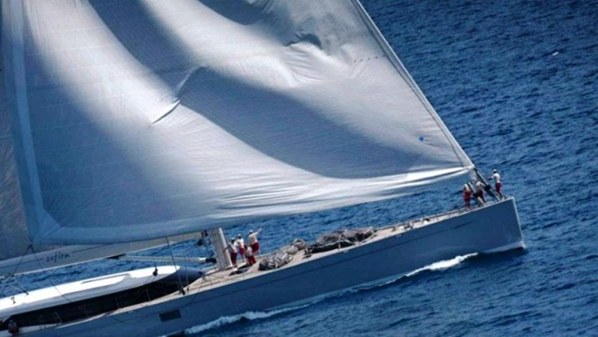 Dubois designed sailing yacht ZEFIRA