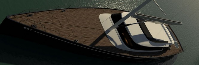 Esenyacht superyacht E 471 - view from above