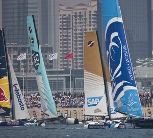Extreme Sailing Series 2012 Act 2: Austria´s Red Bull Sailing Team in lead