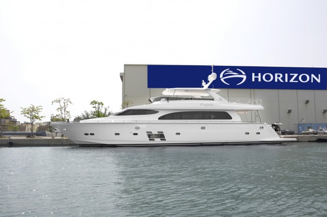 Horizon E84 motor yacht VIRGINIA