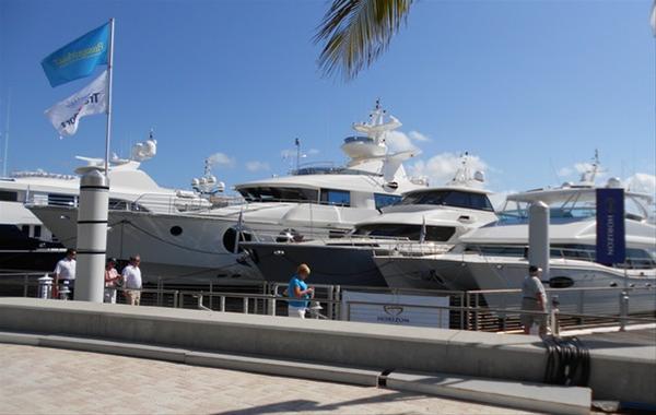 Horizon Yachts at the 2012 Palm Beach Boat Show