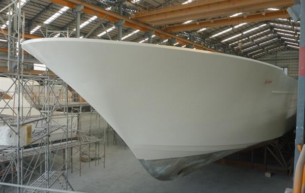 Horizon superyacht Andrea VI under construction