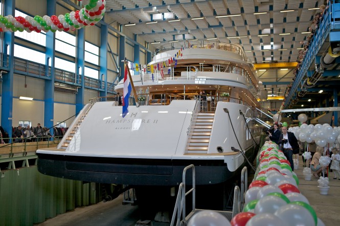 Launched by Feadship - the 78.5 metre Hampshire II superyacht- 5