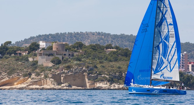 Light winds of 6 to 8 knots provided testing conditions for the Gazprom sponsored team on the final day of racing  MartinezStudio es