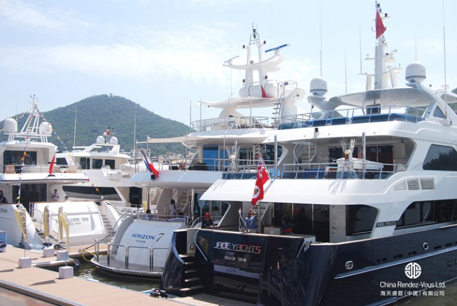 Luxurious superyachts on display at Hainan Rendez-Vous 2012