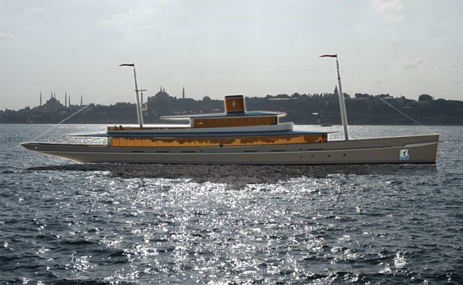 Luxury VIP Tour Boat ISTANBUL by Baris Yurek  that could become a luxury yacht