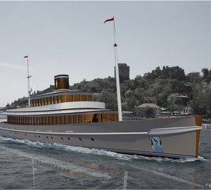 65m classic VIP tour boat/luxury yacht ISTANBUL designed by Baris Yurek