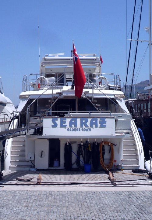 Motor Yacht SEARAZ - exterior - aft