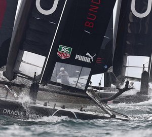 Naples AC World Series: ORACLE Racing Spithill ties for daily win after two fleet races