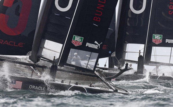 ORACLE Racing Spithill ties for daily win after two fleet races