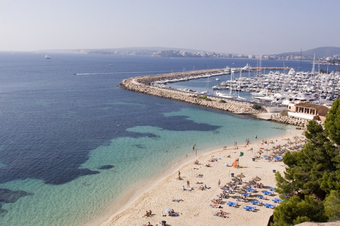 One of the most popular Spanish yacht charter destinations - Palma de Mallorca