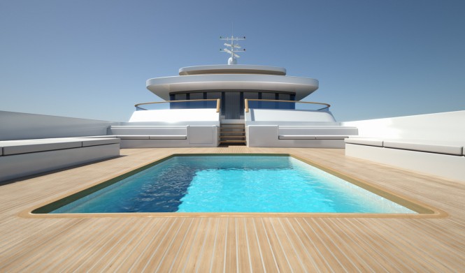 PROJECT LIGHT superyacht Swimming Pool