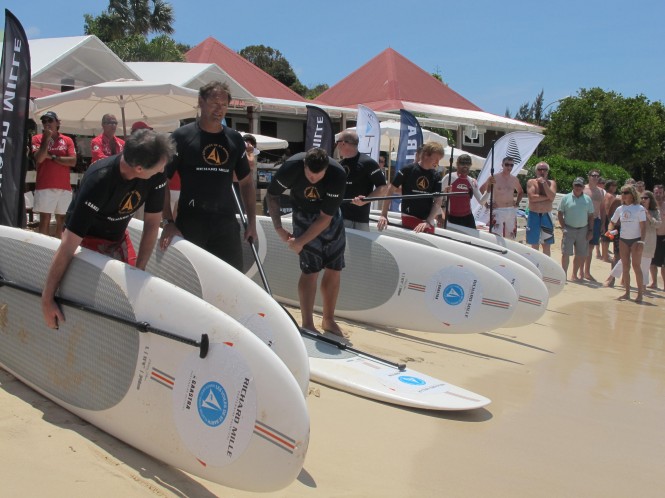 Paddle board competition at Nikki Beach Credit Georgina Beken