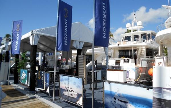Palm Beach Boat Show 2012 a Great Success for Horizon Yachts