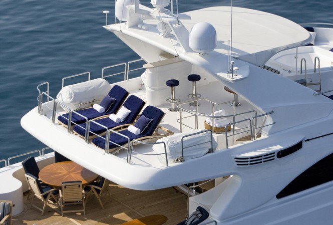 Relax aboard Enchantress charter yacht