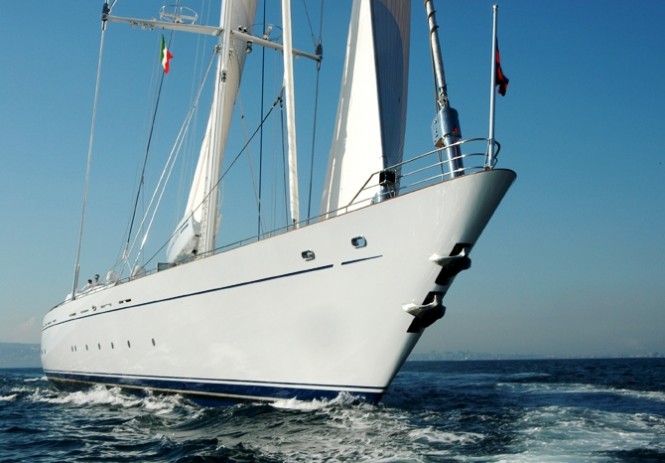 Ron Holland Design Megayacht M5 Bow Yacht Charter Superyacht News