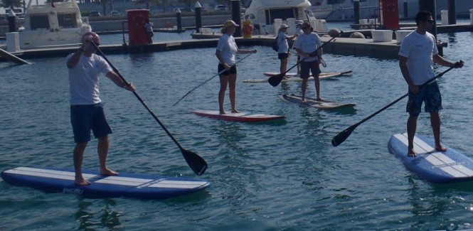 SUP with Yas Marina