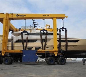 The fifth Sanlorenzo SD122 motor yacht SOURAYA successfully launched