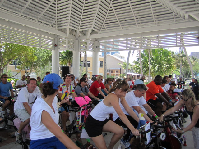 Spin-A-Thon - Image courtesy of Marine Industry Cares Foundation