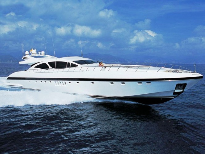 A Mangusta 130 yacht - same series as motor yacht Ability (ex Solomia)