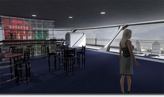 The Flying Yacht Spacious Interior