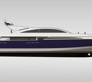 The first Codecasa 50s open superyacht hull C 120 due to be completed in 2013