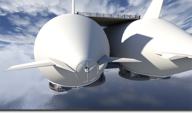 The multi-hull Flying Yacht