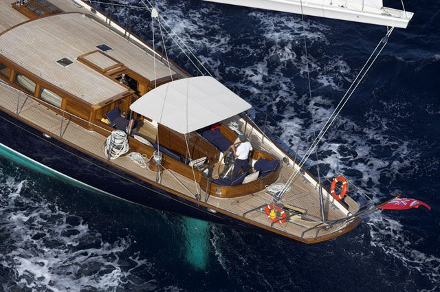 This Is Us superyacht - view from above
