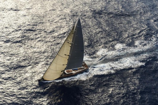 112ft sailing yacht Nilaya Photo by Rolex/Kurt Arrigo