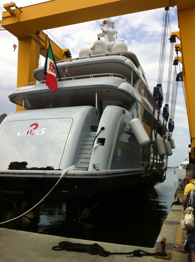 2 Ladies superyacht by Rossinavi - rear view