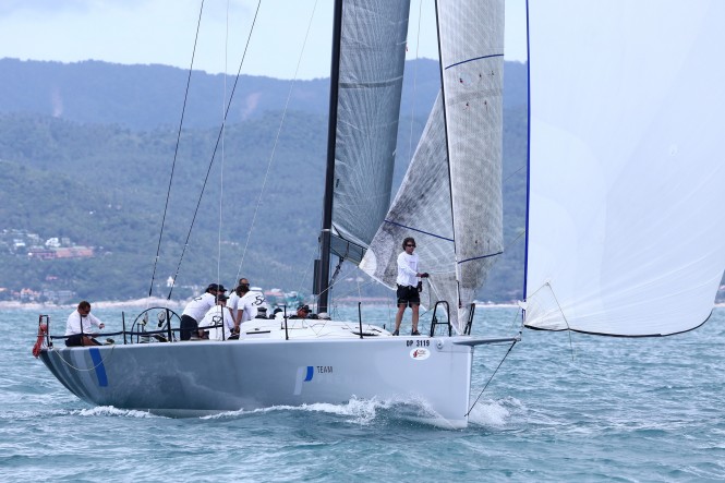 Tight racing in the IRC Zero class sees Australian entry Hooligan currently leading the series. Photo by SamuiPics.com.