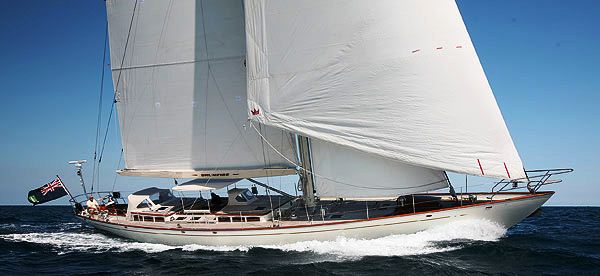 24m sailing yacht Drumfire - winner of the Superyacht Cup Palma 2011 Credit Hoek design