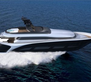 New 28.5m motor yacht Vento 94 concept by Ira Petromanolaki of IP.YD