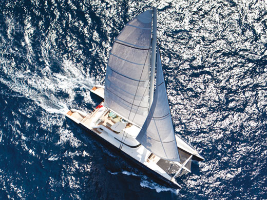 44.2m catamaran yacht Hemisphere by Pendennis