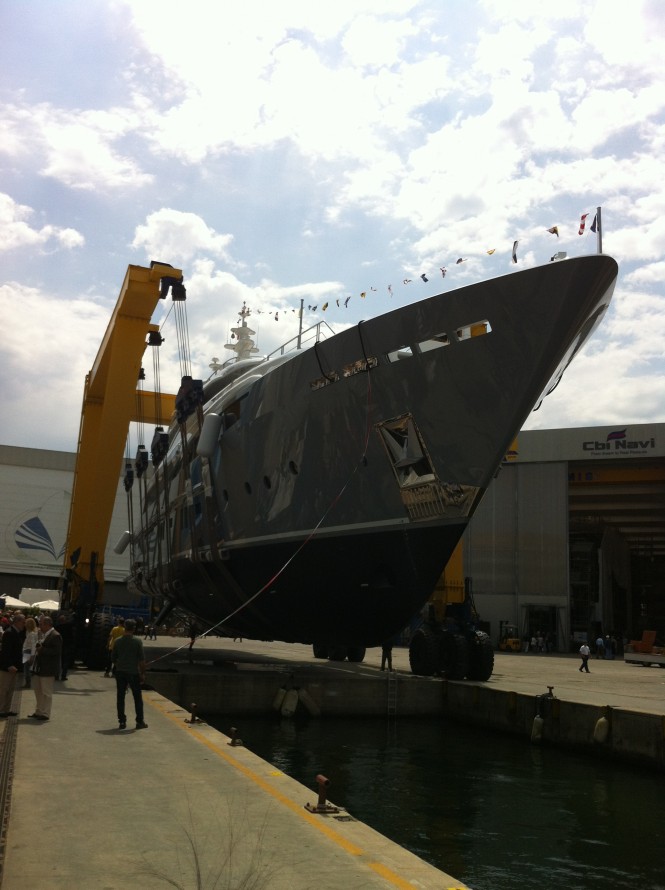 46m Rossinavi motor yacht 2 Ladies (hull FR025) at launch