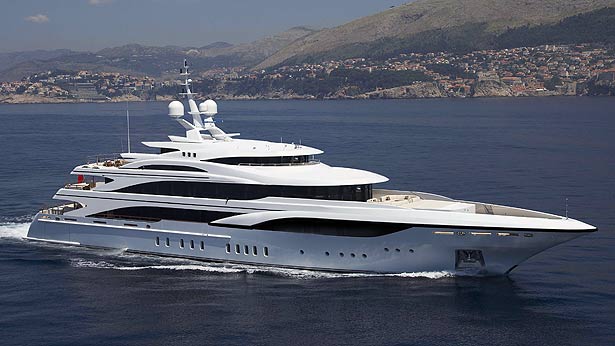 60m luxury motor yacht Hull FB255 by Benetti