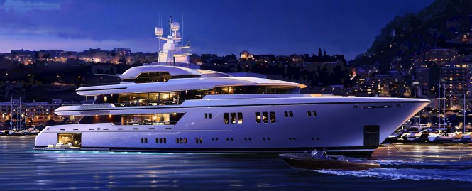 63m motor yacht Hull 632 by Sunrise Yachts