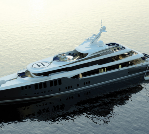73m superyacht Plan B (Project 422) leaves ADM Kiel yard to start sea trials