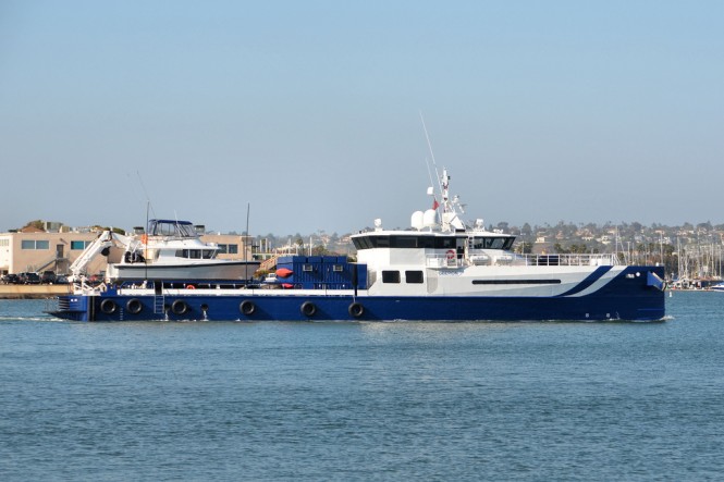 Amels built support vessel OBERON - Image credit to Steve Roberts