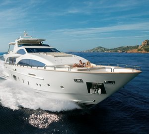 31m motor yacht Azimut Grande 105’ presented at the Beirut Boat and Superyacht Show 2012