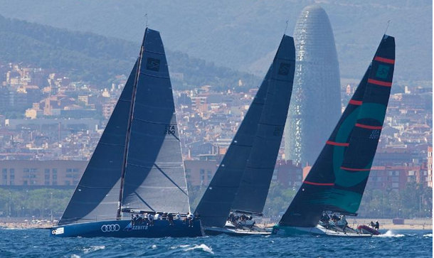Azzurra competing in the 39th Trofeo Conde de Codo