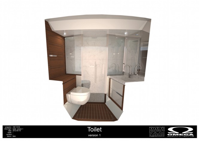 Bellagio yacht Interior