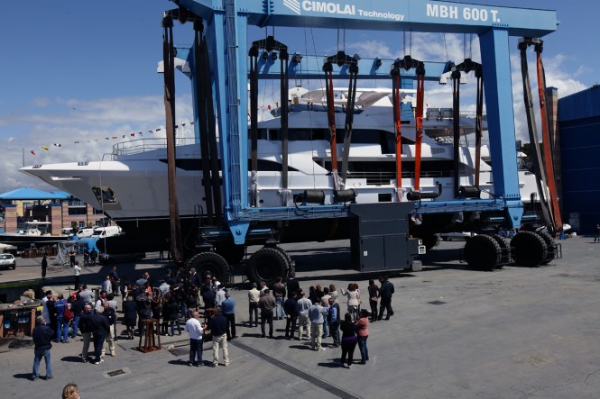 Benetti Classic Supreme 132 yacht at her launch Benetti Classic Supreme 132 yacht at her launch